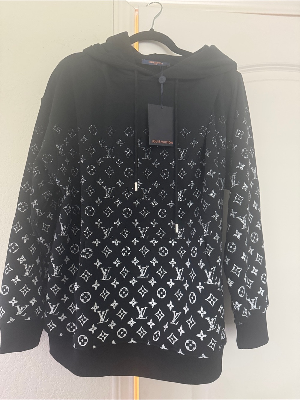 Louis Vuitton Black Monogram Crewneck Sweater